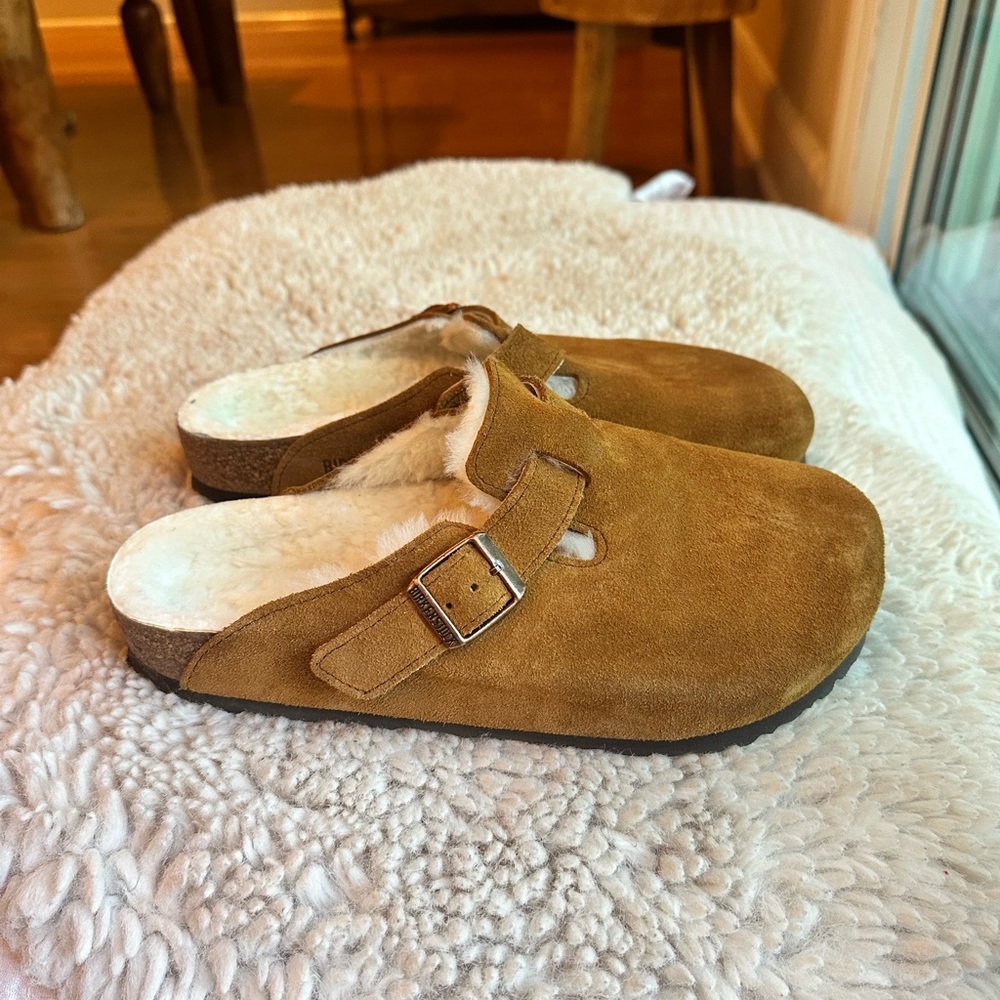 Birkenstock Boston Shearling  - Never Work size 40